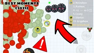 BEST MOMENTS 2021 [AGARIO MOBILE #1]