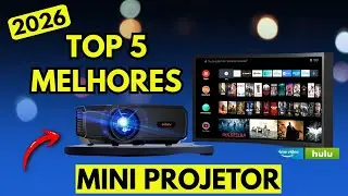 Qual o Melhor MINI PROJETOR 2026? TOP 5 Melhores PROJETOR PORTÁTIL!