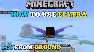 [Hindi]How To Fly Elytra In Minecraft PE|Fully Explained|100% Easy|stg