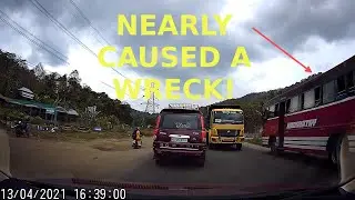 Private bus (KL-05-Z-3949, Bagavathy) rash driving @ Kuthiran