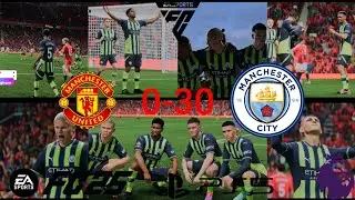 EA Sports FC25 PS5 Slim Gameplay : Manchester United vs Manchester City (2025/26 Premier League)