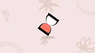 Aesthetic intro template, no text, no music
