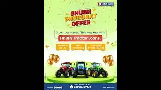 Shubh Shuruaat Tractor Loan Offer | HDB Financial Services