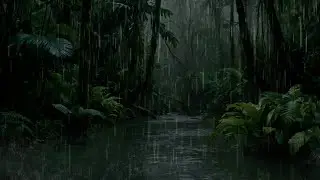 Ultimate Sleep Aid 🌙 Heavy Rain & Thunder | Deep Rest No Light