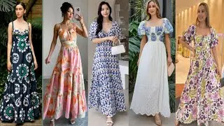 Largos Vestidos Modelos de Vestidos Sencilos y Elegantes de Moda 2025