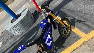 Me and Parker riding my new e-bike a droyd Berzerker