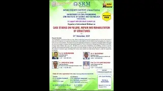 Case Studies on Failure, Repair and Rehabilitation of Structures 01.11.2021