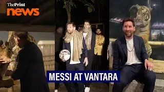 Football icon Lionel Messi at Vantara in Gujarat's Jamnagar