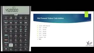 Calculating IRR and NPV using HP Financial Calculator