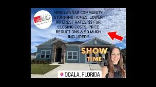 Medallion Floorplan 4 Bedroom 3 Baths 3 Car Garage New Lennar Community Ocala, FL Still Affordable