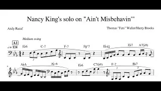Transcription - #8 Nancy King's solo on 