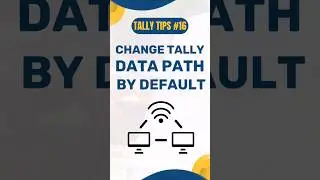 Change Tally Data Path By Default 🛣️ #shorts #tallytips #tallyshortcuts #tallyshorts