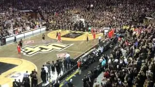 UCF Students Storm The Court After NIT Win Over Illinois