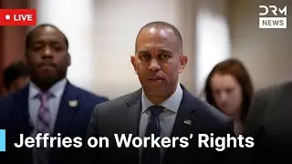 LIVE: House Leader Hakeem Jeffries Briefing on Protecting Federal Workers&rsquo; Rights | AC1G