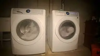 Cleaning Alex and Lexi drying 