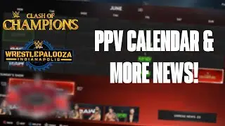 WWE2K25 UNIVERSE MODE: PPV CALENDAR REVEAL!, END OF SEASON PLANS & ROSTER SHAKEUPS!