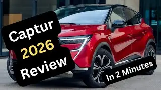2026 Renault Captur review in 2 minutes 🚗