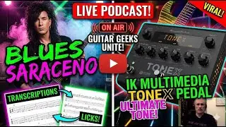 Can the ToneX Pedal Handle THIS Blues Saraceno Breakdown