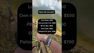 How rich are YOU?!👀🫵🏼 #fishing #shorts #rich