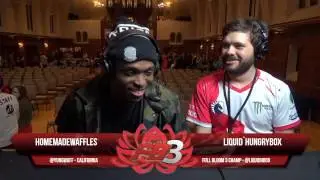Full Bloom 3 - Post-Tournament Interviews with Hungrybox, Duck & PhD with HomeMadeWaffles