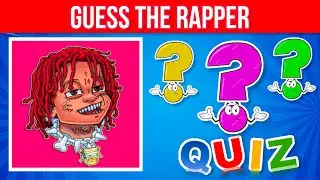 Guess The Rapper By Cartoon Art | 2022 Rap Quiz Challenge