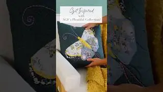 Handmade Applique Butterfly Pillow #applique #inspiration #fabric