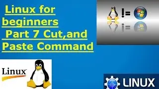 Linux for beginners part 7 cut and paste command
