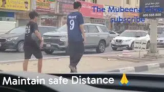 Maintain Safe Distance While Driving 🙏🚗#Sharjah of traffic#Distance#womenempowerment#@TheMubeenashow
