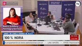 Luciano Castro y Griselda Siciliani.¿Pareja abierta? Beatriz Goldberg. Nora Briozzo. Radio Nacional.
