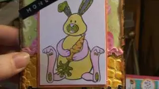 elephant tag card making scrapbooking spring bunny fold technique