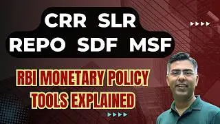 How does the RBI manage Money Supply in the economy - Explained in 12 mins