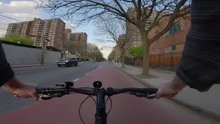 Bronx Virtual Bike Tour 180th St Bronx River Greenway Path Streets Sidewalks New York City Cycling