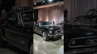 All Black 1967 Ford Mustang Fastback! 🖤🇺🇸 #MuscleCar