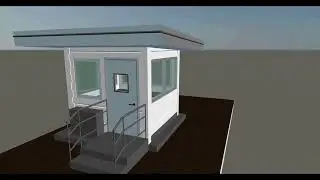 CAD-REVIT MODEL BULLET PROOF GUARD HOUSE