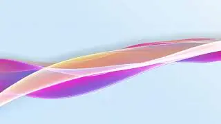 Abstract gradient colorful wave motion on white background. Looping 4K video.