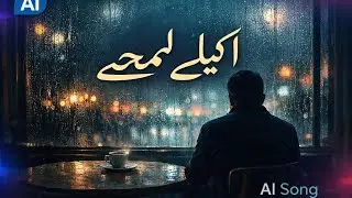 Akeley Lamhay - Heartbreak Urdu Song | Lyrical Video | Sad Poetry | AI Song