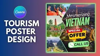 Create STUNNING Vietnam Tourism Posters with Canva in Minutes!