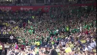 Zalgiris fans in Euroleague's Final Four Belgrade - &Epsilon;urohoops