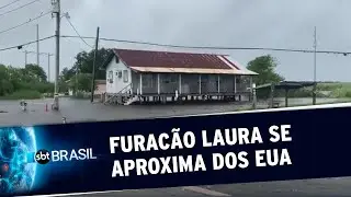 Furacão Laura ganha força e se aproxima da costa dos EUA | SBT Brasil (26/08/20)