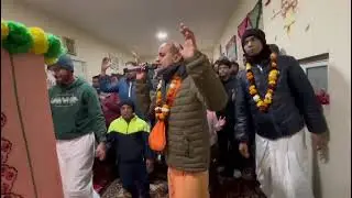 An electrifying kirtan filled with bhav, energy, and divine emotion by HG Bhakti Sidhant Das.
