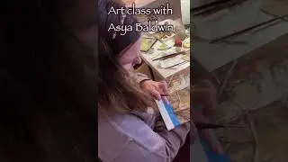 Art class with Asya Baldwin, artist, world class teacher