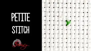Petite stitch or 3/4 of cross stitch - video tutorial by Povitrulya.