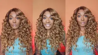 4C Edges On Synthetic Wig? | Bobbi Boss HD Lace Front Wig Curly Edges MLF712 Neriah ft SamsBeauty