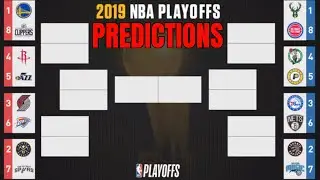 Full 2019 NBA Playoff Predictions | 100% CORRECT!