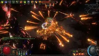 3.20 Deadeye 260% Effect Sniper's Mark, Vaal FIreball, Nimis vs Uber Sirus(deathless)