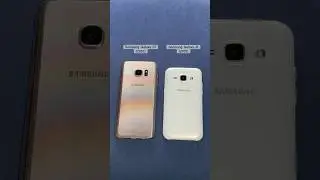 Galaxy S7 VS Galaxy J1 #samsung #vs #versus