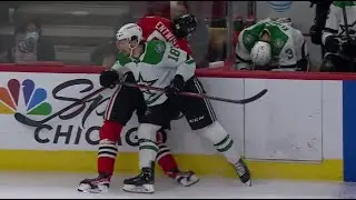 Michael Raffl stanchion hit on MacKenzie Entwistle