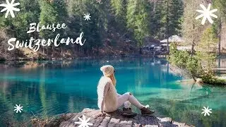 A EPIC BLUE LAKE HIDDEN IN SWITZERLAND! EXPLORING BLAUSEE!