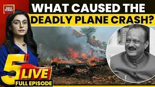 Ajit Pawar Plane Crash: What Caused The Deadly Plane Crash? | 5live With Sonal Mehrotra Kapoor