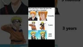 Timeskip: A chance to evolve&hellip; unless you're Meliodas🐐 #bleach #ichigo #naruto #meliodas #bleachanime
